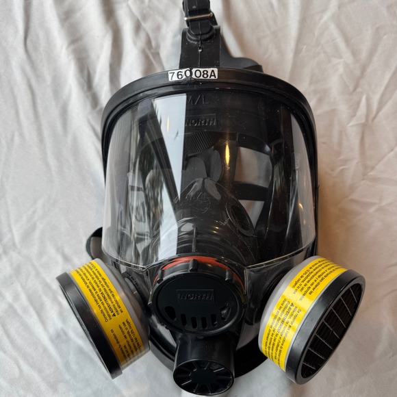NORTH 76008A Full Face Respirator Mask - Air Purifying M/L - Protective - Picture 1 of 3